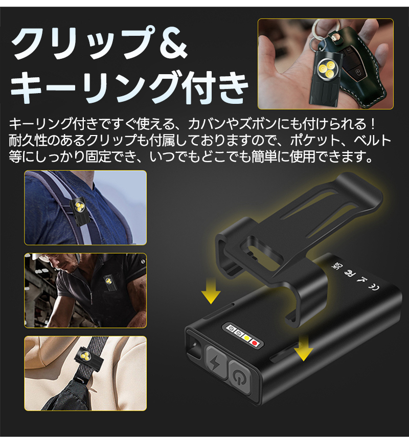【50%OFF】ミニライト キーホルダー フラ...の詳細画像5