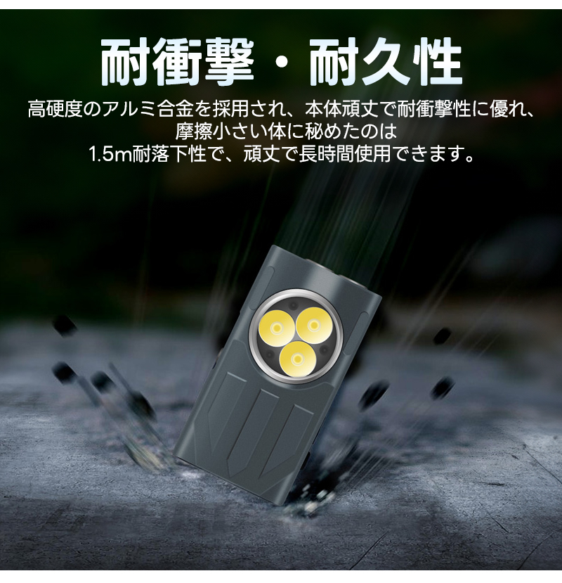ミニライト Type-c充電式