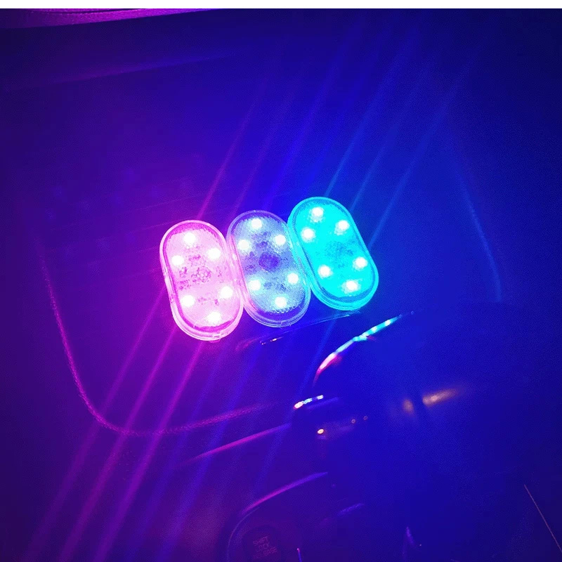 ミニLEDライト 2点セット 高感度 薄型 小型 超軽量 シンプル 操作簡単 マグネット付き 雰囲気ライト 車用 高輝度 壁掛け照明 食器棚 クローゼット 7色点灯 |  | 14
