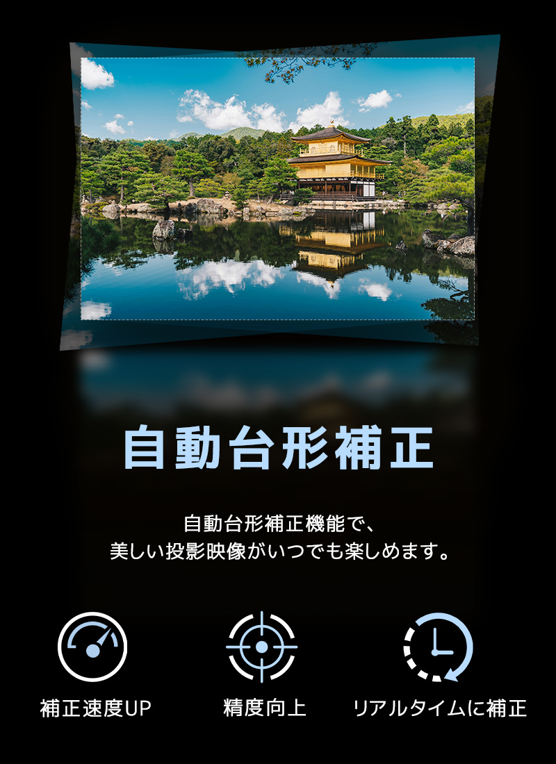 小型プロジェクター 家庭用プロジェクター ホームシアター WiFi6対応 Bluetooth搭載 720P 高精細 高画質 高輝度 360°回転 静音ジンバルスタンド レンズ防塵保護 |  | 12