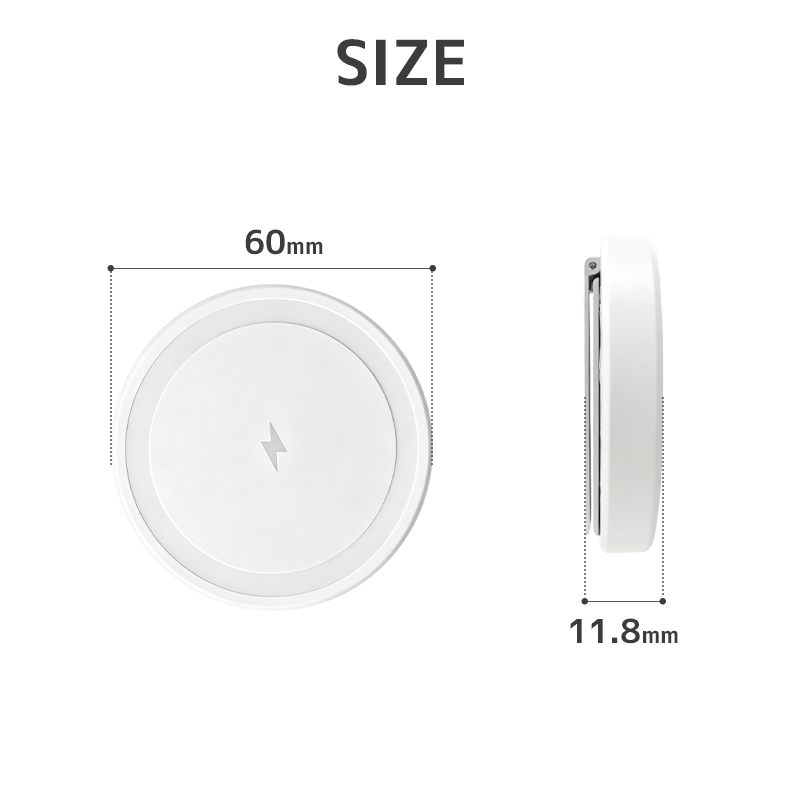 ワイヤレス充電器 Qi2.0 15W
