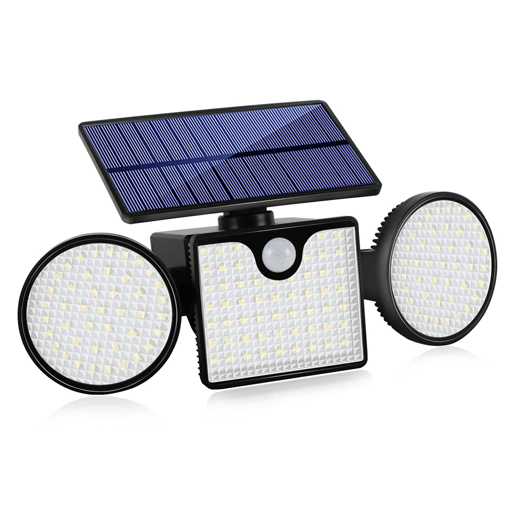 ソーラーライト 屋外 防水 3面発光 人感センサー 260LED センサーライト LED ソーラーライト IP65 壁掛け灯 防犯ライト 外灯 太陽光充電 省エネ 防犯 玄関 照明 |  | 01