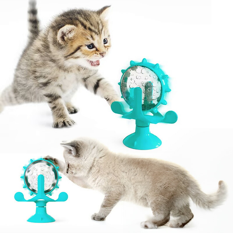 30%OFF】猫用おもちゃ 玩具 猫 ネコ 動く 手動 可愛い くるくる回る
