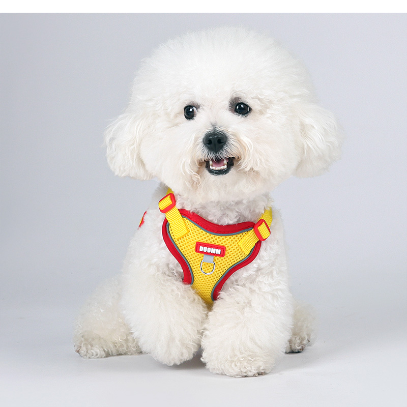 ペット用ハーネスとリードセット 犬用 猫 リード 散歩用 通気性 メッシュタイプ H型ハーネス 小型犬 中型犬 ワンコ 超軽量 洗える S M L XL 着脱簡単 カワイイ |  | 20