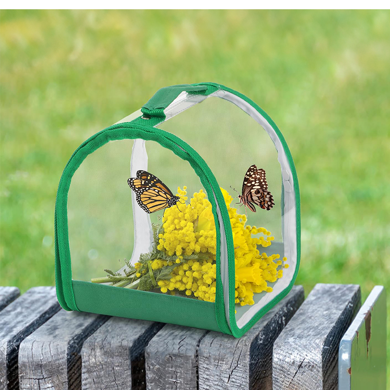折り畳み虫かご 昆虫ケージ 昆虫飼育箱 虫かご 蝶ケージ 昆虫観察 蝶 爬虫類 折りたたみケージ 飼育ケース 軽量 通気性 ネット メッシュ 透明 繁殖 |  | 09
