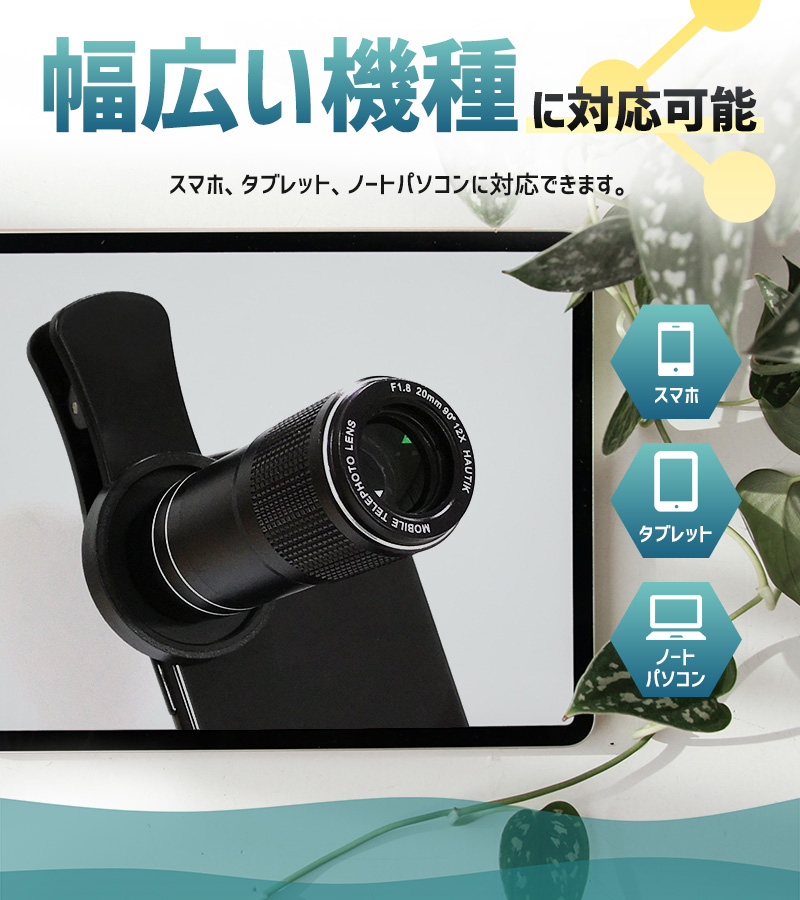 12倍望遠レンズ Lens