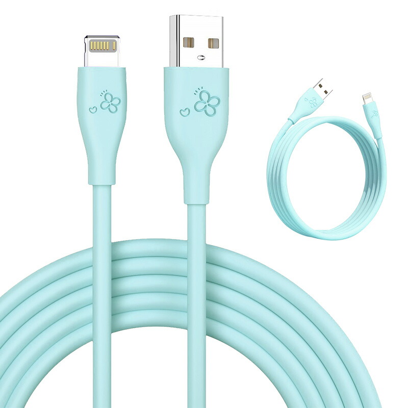 Apple iPhone 12 ブルー　256GB 新品充電ケーブル2本付き USB-A to Lightning ケーブル 2本セット 1.2m 2m ライトニングケーブル