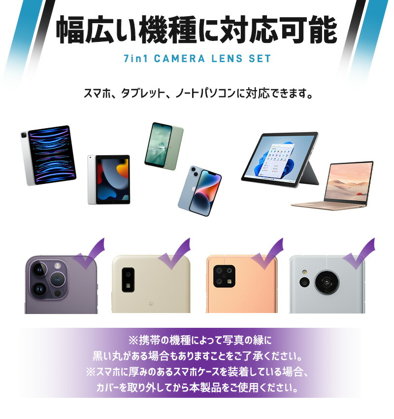 スマホ用レンズ レンズセット