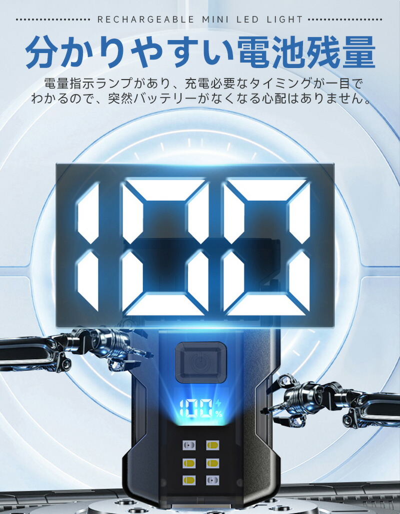 Type-c充電式ミニLEDライト LEDライト