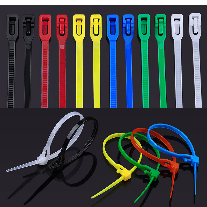 繰り返し使える結束バンド 結束タイ 結束帯 配線結束バンド コード管理 ケーブル整理 耐久性 丈夫 コンパクトサイズ カラフル カラータイ 使用簡単 再利用可能 |  | 15