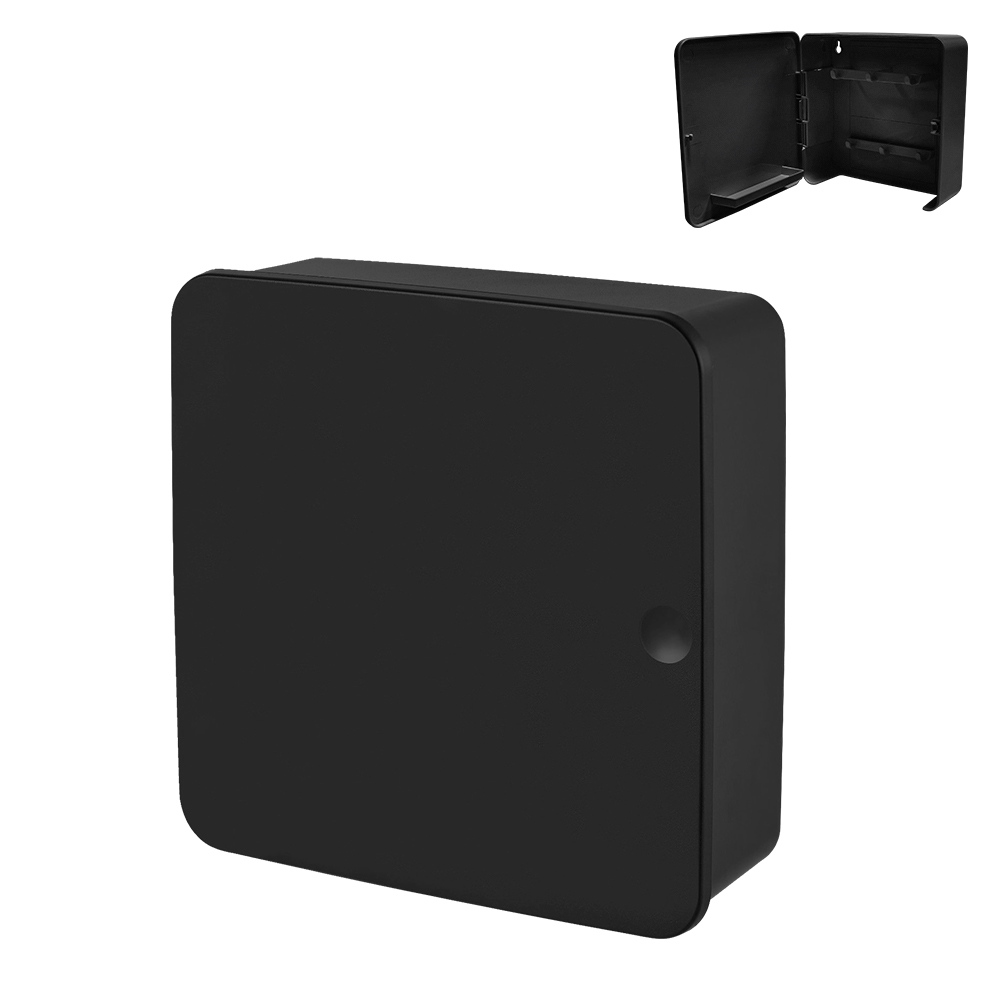 キーフック 壁掛け おしゃれ 収納 ドア 玄関 キーケース キーボックス 収納家具 扉付き キーホルダー 白 黒 北欧 インテリア 雑貨 両面テープ 鍵入れ 印鑑 2段 |  | 01