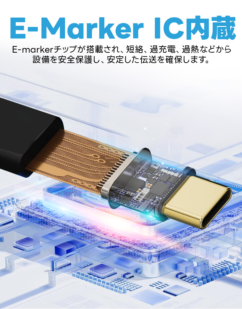 USB4.0 Type-C to Type-Cケーブル usb-cケーブル 短い Type-Cケーブル USB4対応 Thunderbolt 4対応 PD3.1標準 240W急速充電 8K60Hz 40Gbps 高速データ転送 13cm |  | 12