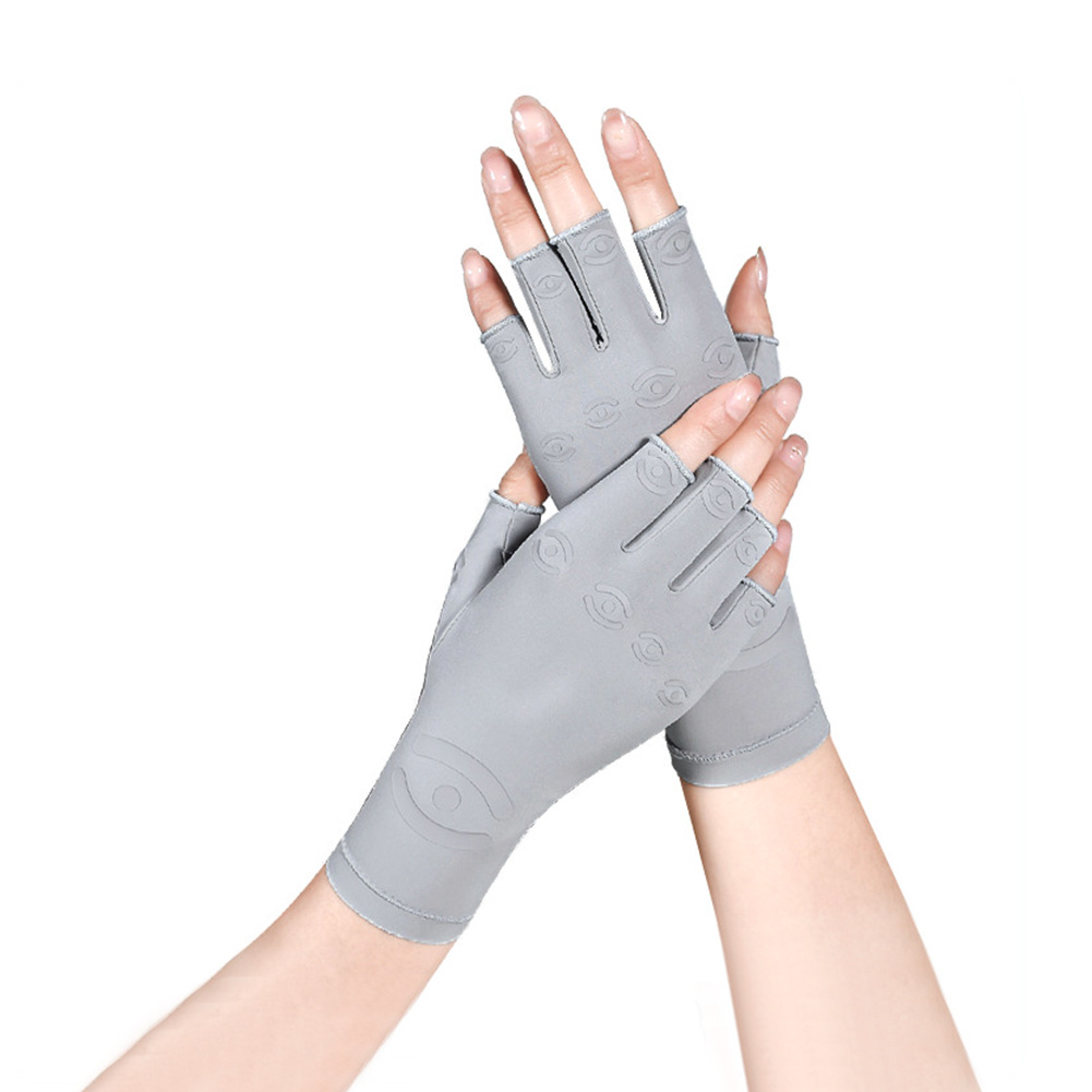 着圧手袋 着圧グローブ サポート手袋 関節炎対策 腱鞘炎 指先操作OK スマホ操作 弾力素材 圧力アップ 男女兼用 S M Lサイズ 仕事用 運転用 タイピング |  | 02