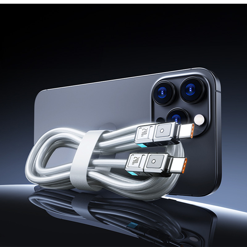 Type-Cケーブル PD対応240W 超急速充電 充電ケーブル PVC 外装保護 断線防止 低温充電 1.2m 1.8m USBケーブル typeC to typeC データー転送 |  | 15