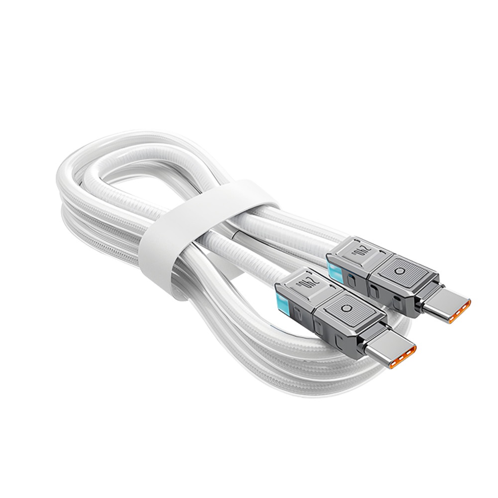 Type-Cケーブル PD対応240W 超急速充電 充電ケーブル PVC 外装保護 断線防止 低温充電 1.2m 1.8m USBケーブル typeC to typeC データー転送 |  | 02