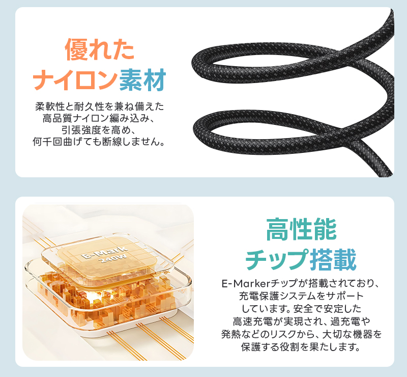 スマホストラップ 4in1急速充電ケーブル 240W TYPE-C充電ケーブル USB C 充電ケーブル 2-in-1 携帯ストラップ スマホ ショルダーストラップ 金属留め具 丈夫 |  | 10