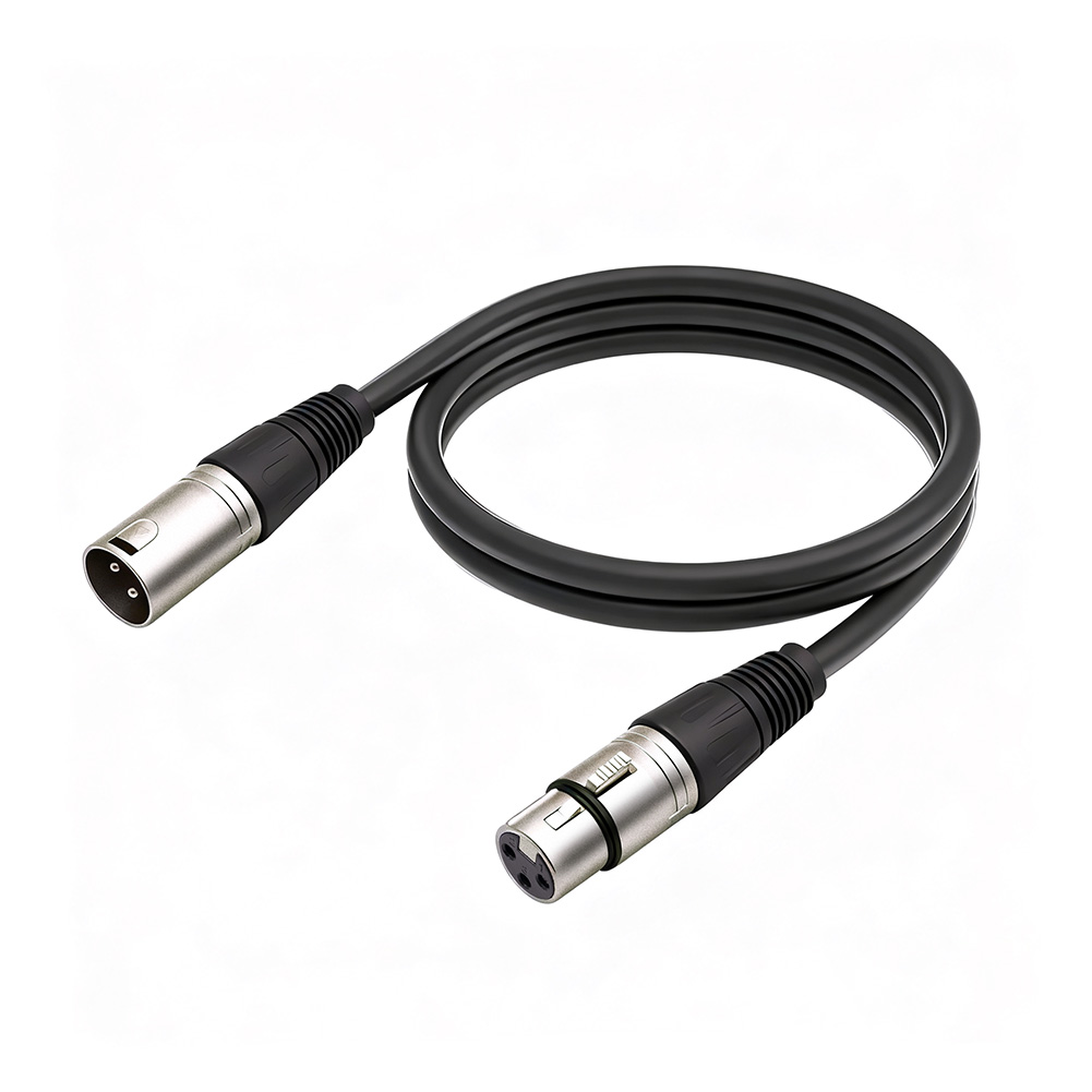 XLRケーブル コンデンサーマイク用 マイクケーブル 3ピンXLR 長さ150cm 1.5m XLRオス XLRメス 高耐久 柔軟性 ライブ用 音質安定 ロック機能付 無酸素銅芯線 |  | 01