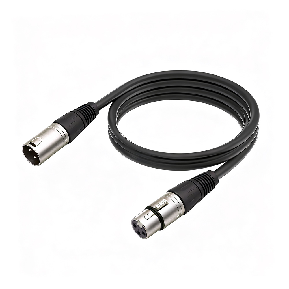XLRケーブル コンデンサーマイク用 マイクケーブル 3ピンXLR 長さ200cm 2m XLRオス XLRメス 高耐久 柔軟性 ライブ用 音質安定 ロック機能付 無酸素銅芯線 |  | 01
