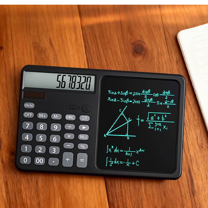 電子メモ付き電卓 メモ電卓 2in1電卓 電子メモパッド ソーラー式 電池式 LCDメモ付 12桁電卓 ワンタッチで消去 2電源電卓 誤削除防止 消去ロック機能 |  | 15