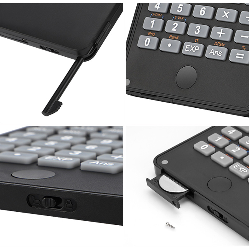 電子メモ付き電卓 メモ電卓 スタンダード関数電卓 電子メモパッド 関数電卓 電池式 10桁 ワンタッチで消去 誤削除防止 消去ロック機能 入力しやすい 軽量 |  | 15