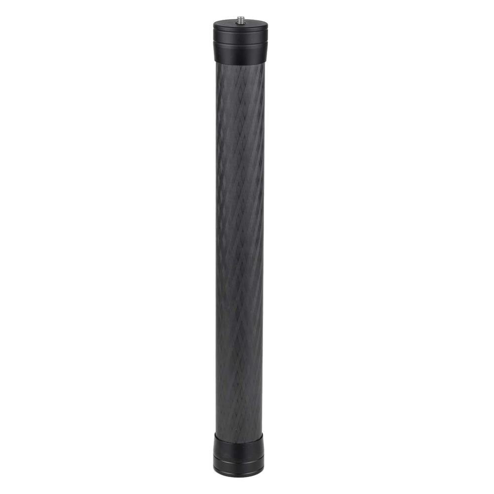 【45%OFF】ジンバル延長ポール 25cm 三脚延長チューブ 30mm径 1/4インチネジ対応 カーボンポール カーボンファイバー 全長250mm カメラ延長ロッド 軽量 丈夫 |  | 01