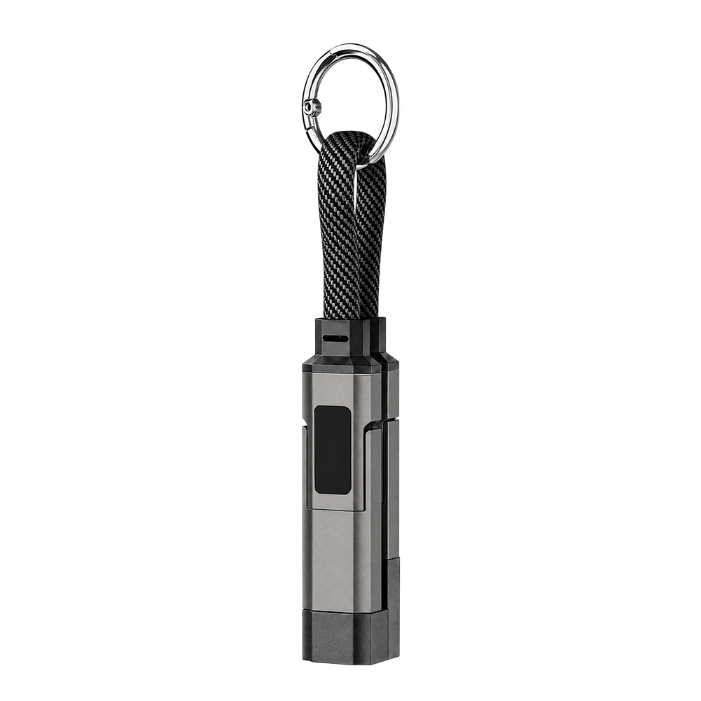 キーホルダー型充電ケーブル 4in1充電ケーブル キーホルダー型 0.2m USB-C 急速充電 65W PD3.1対応 Lighting 充電ケーブル 40Gbps データ転送 編み込み 高耐久 |  | 01