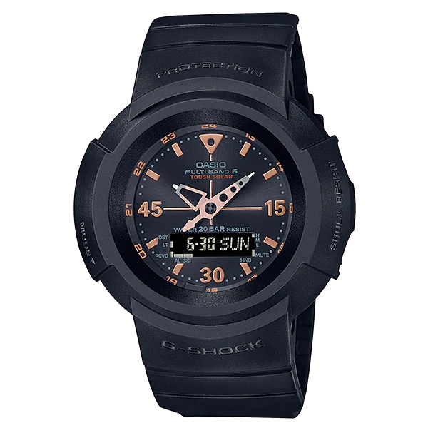 G-SHOCK AWG-M520BB-1 AJF オールブラック腕時計 GMA-P2100BB-1AJF | CASIO