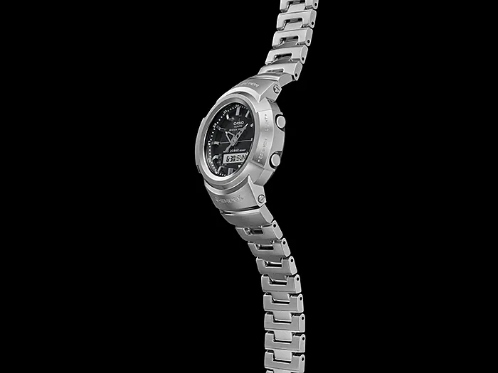 【未使用品】カシオ G-SHOCK awm-500d-1ajf シルバー G-SHOCK Gショック ジーショック AWM-500シリーズ フルメタル カシオ