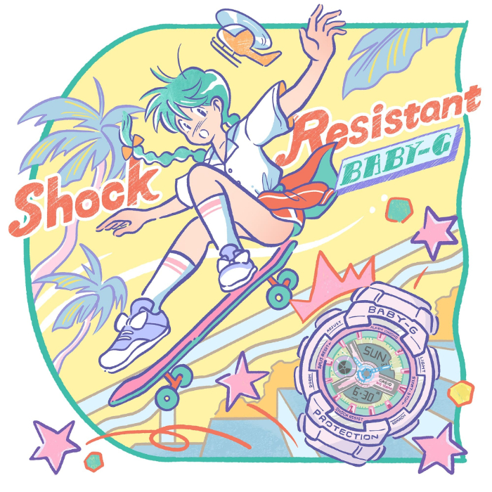 BABY-G ベビーG ベビージー レディース パステル・ミーツ・メタリック