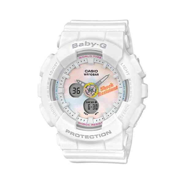 BABY-G ベビーG ベビージー サマー・グラデーション・ダイアル カシオ CASIO アナデジ 腕時計 ホワイト BA-120T-7A  逆輸入海外モデル