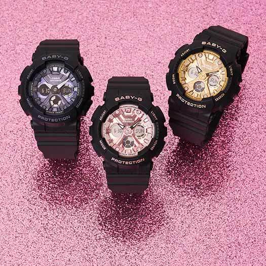 CASIO カシオ BABY-G 海外モデル アナデジ BA-130SP 楽天市場】カシオ ベビーG ストップウォッチ 防水 アナログ