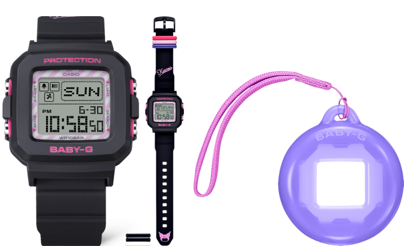 BABY-G クロミ コラボレーション BGD-10KKM-1JR CASIO BABY-G ＋PLUS Kuromi collaboration model black BGD-10KKM-1JR