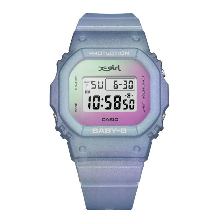 CASIO x-girl デジタル腕時計 Amazon.co.jp: [カシオ] 腕時計 ベビージー X-girl