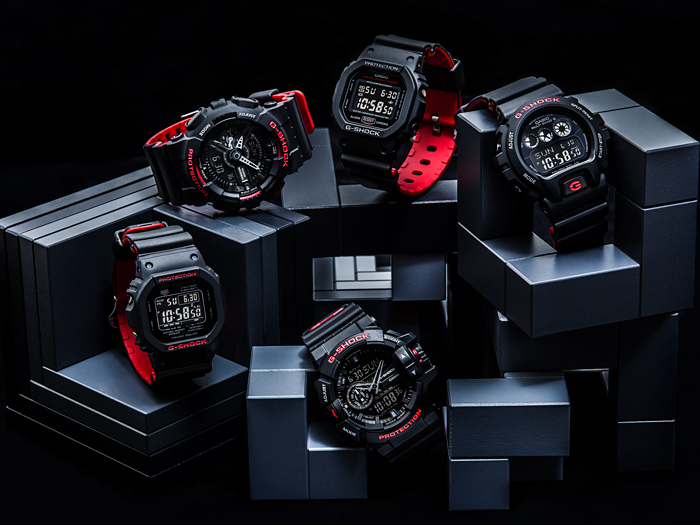 G-SHOCK Gショック ジーショック Black & Red シリーズ カシオ CASIO