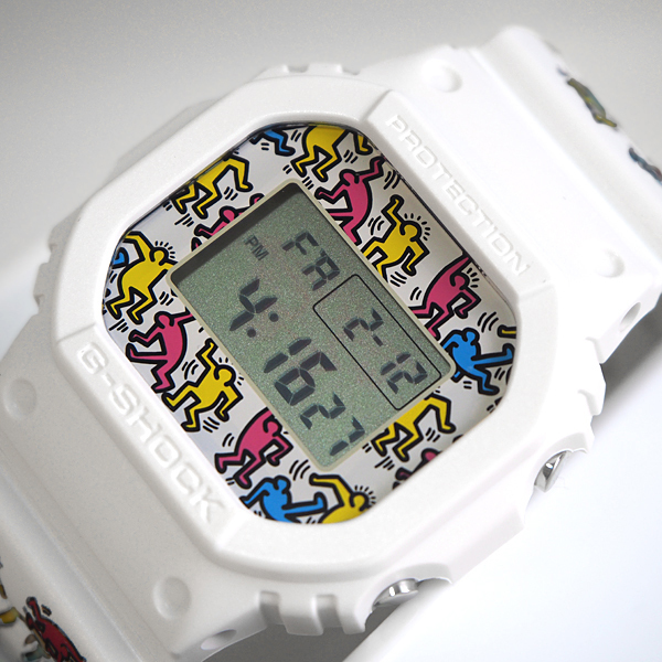 宇宙の香り 希少/G-Shock x Keith Haring/キースヘリング/ホワイト