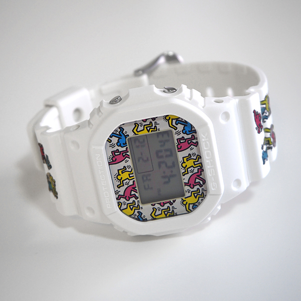 希少/G-Shock x Keith Haring/キースヘリング/ホワイト bak.unimed.ac.id