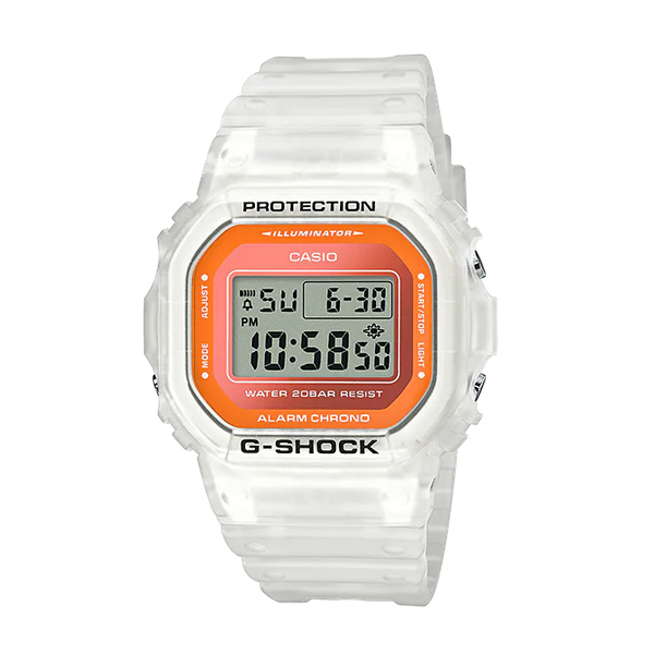 G-SHOCK Gショック ジーショック Color Skeleton シリーズ カシオ CASIO デジタル 腕時計 ホワイト クリア オレンジ  スケルトン DW-5600LS-7 逆輸入海外モデル : dw-5600ls-7 : INST - 通販 - Yahoo!ショッピング