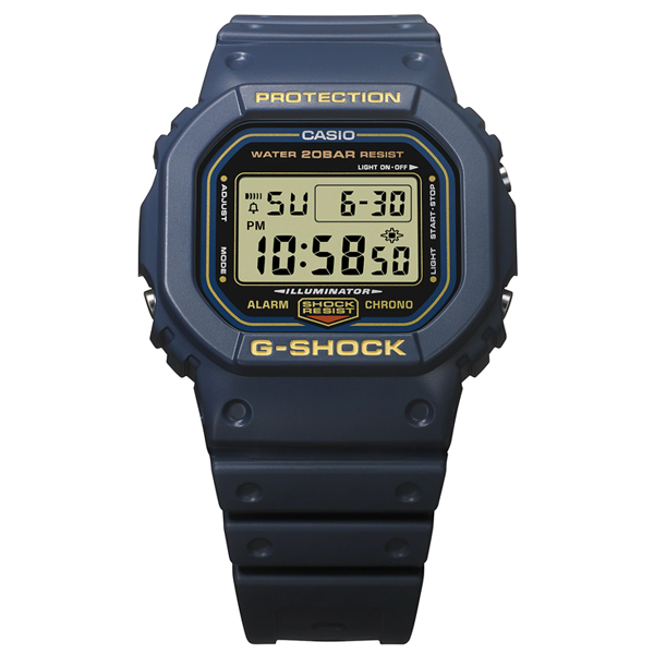 G-SHOCK Gショック ORIGIN オリジン 5600 シリーズ カシオ CASIO デジタル 腕時計 ネイビー ブルー  DW-5600RB-2JF 国内正規モデル