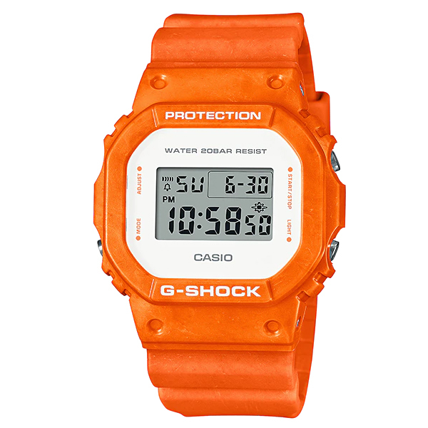 G-SHOCK Gショック ジーショック ORIGIN オリジン 5600 シリーズ カシオ CASIO デジタル 腕時計 オレンジ マーブル  DW-5600WS-4 逆輸入海外モデル