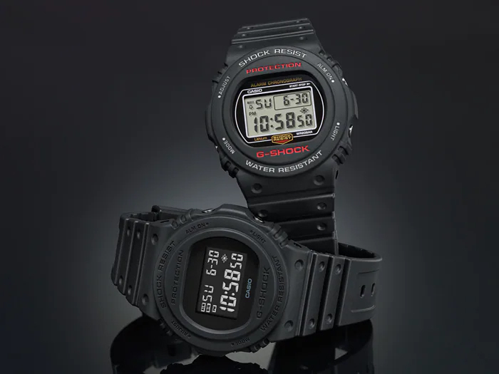 G-SHOCK DW-5750E スティング　35周年復刻モデル！美品 G-SHOCK BOX訳あり Gショック ジーショック 黒 オールブラック