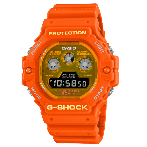 G-SHOCK オレンジ 腕時計 デジタル オレンジ色の腕時計：全コレクションを一挙紹介 | CASIO - オレンジ