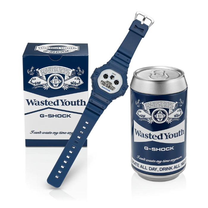 Wasted Youth G-SHOCK 腕時計 ネイビー 限定モデル G-SHOCKとVERDY率いる「Wasted Youth」のコラボモデルが発売