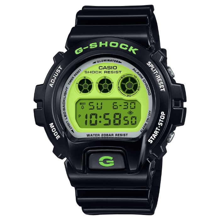 廃盤希少 CASIO DW-6900PL クレイジーカラー イエロー 摺動品 6900 SERIES G-SHOCK Gショック DW-6900 CRAZY COLORS 2024 クレイジー