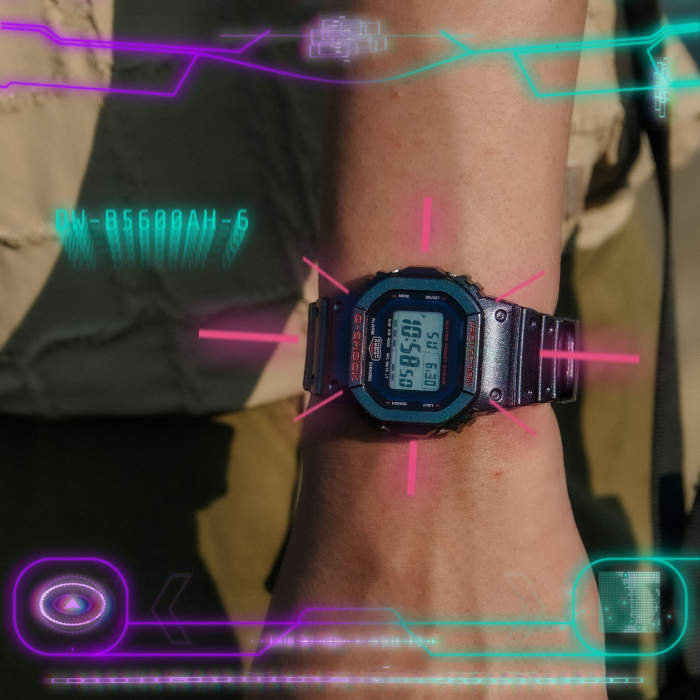 G-SHOCK デジタル腕時計 パープル/ブラック カシオG-SHOCK 黒/紫 メンズ 腕時計 GA-100BL CASIO 中古 – 銀蔵