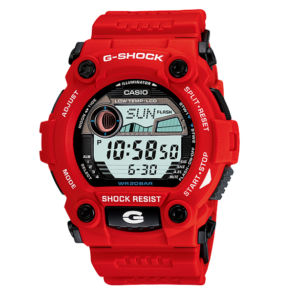 G-SHOCK Gショック 7900 シリーズ カシオ CASIO デジタル 腕時計 レッド G-7900-4 逆輸入海外モデル