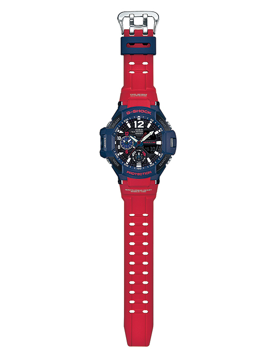 【海外限定品美品】G-SHOCKグラビティマスターGA-1100ネイビー×レッド 海外限定品美品】G-SHOCKグラビティマスターGA-1100ネイビー