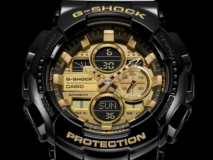 G-SHOCK Gショック ジーショック GA-140 シリーズ カシオ CASIO アナデジ 腕時計 ブラック ゴールド GA-140GB-1A1  逆輸入海外モデル : ga-140gb-1a1 : INST - 通販 - Yahoo!ショッピング