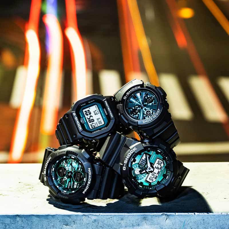 G-SHOCK Gショック ジーショック GA-140 Black and Green シリーズ 