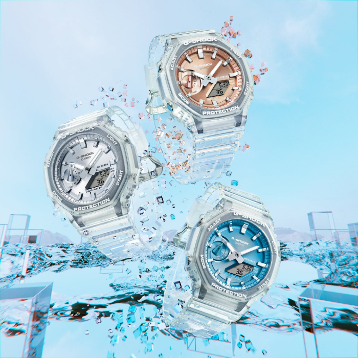 時計 G-SHOCK GA-2100BM-7A5JF CASIO GA-2100BM-7A5 | G-SHOCK ANALOG-DIGITAL Transparent color