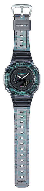 カシオーク G-SHOCK Gショック デジタルグリッチ バグ デザイン カシオ CASIO アナデジ 腕時計 マルチ ブラック スケルトン  GA-2100NN-1A 逆輸入海外モデル : ga-2100nn-1a : INST - 通販 - Yahoo!ショッピング